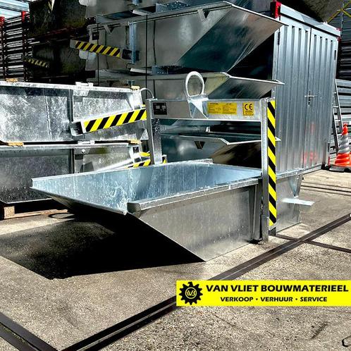 Kraancontainer Type F 500ltr puinbak Cranecontainer, Zakelijke goederen, Machines en Bouw | Keten en Containers