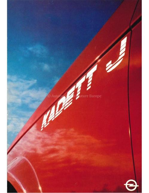 1981 OPEL KADETT J BROCHURE DUITS, Boeken, Auto's | Folders en Tijdschriften, Opel