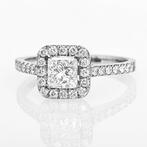 Verlovingsring - 14 karaat Witgoud - 1.02ct. tw. Diamant