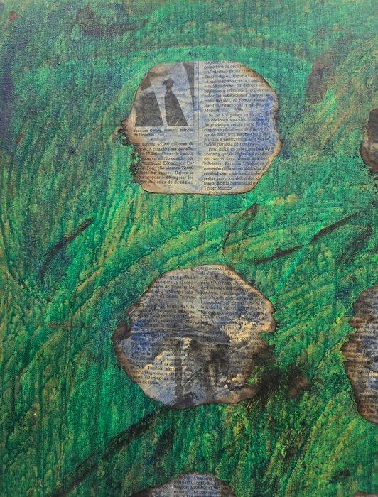 Daniel Argimon Granell (1929-1996) - Palabras enterradas, Antiek en Kunst, Kunst | Schilderijen | Modern