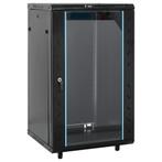 vidaXL Netwerkkast met draaiwieltjes 18U 19 IP20 60x60x100, Computers en Software, Verzenden, Nieuw