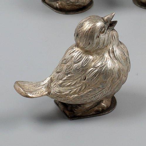 NO RESERVE - Zout- en pepervaatjes (4) - .915 zilver, Antiek en Kunst, Antiek | Goud en Zilver