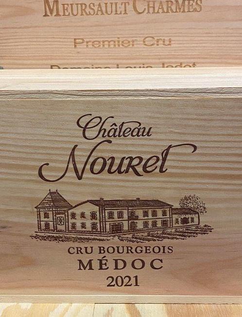 2021 Chateau Nouret - Médoc Cru Bourgeois - 6 Flessen (0.75, Verzamelen, Wijnen