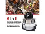LUND Professional heteluchtoven 12 + 5L zwart - Halogeen, Verzenden, Zo goed als nieuw