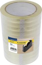 Plakband 12mmx66m PP transparant a12 rol - Breedte 12mmcm -, Ophalen of Verzenden, Nieuw in verpakking, Overige typen