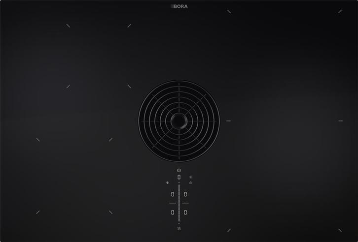 €2749 BORA PURMU Kookplaat met afzuiging 76cm breed, 1 zijd, Witgoed en Apparatuur, Kookplaten, Ophalen of Verzenden