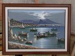 Mario Galanti (1923-1998) - Napoli Veduta Notturna, Antiek en Kunst