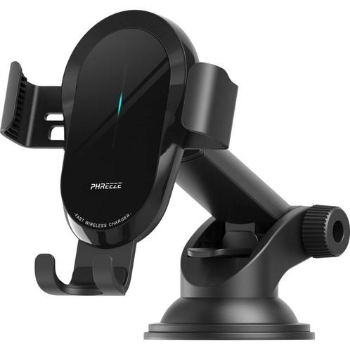 Telefoonhouder Auto met Draadloze Oplader & Infrarood, Telecommunicatie, Telefoonhouders, Ophalen of Verzenden