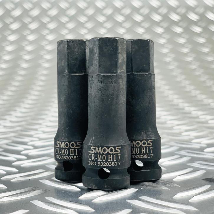 Smoos Losse inbus krachtdop H19 met 1/2 opname - 3 stuks -, Doe-het-zelf en Verbouw, Gereedschap | Handgereedschap, Nieuw, Ophalen of Verzenden
