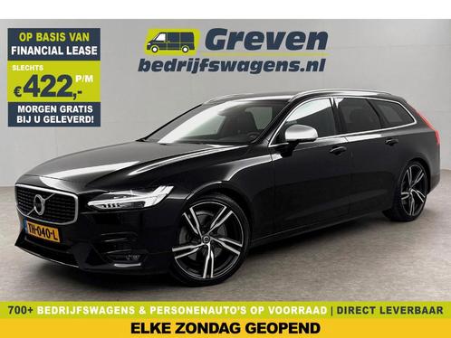 Volvo V90 2.0 T4 R-Design 190PK LED Trekh Cam LED H/K PDC, Auto's, Volvo, Te koop, Automaat, Financial lease, Benzine, Zwart, V90