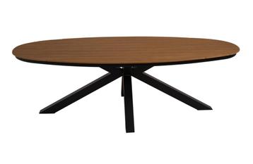 Tuintafel Ovaal - Arezzo - Polywood - 240 cm - Lesli Living beschikbaar voor biedingen