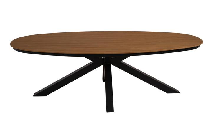 Tuintafel Ovaal - Arezzo - Polywood - 240 cm - Lesli Living, Tuin en Terras, Tuintafels, Verzenden