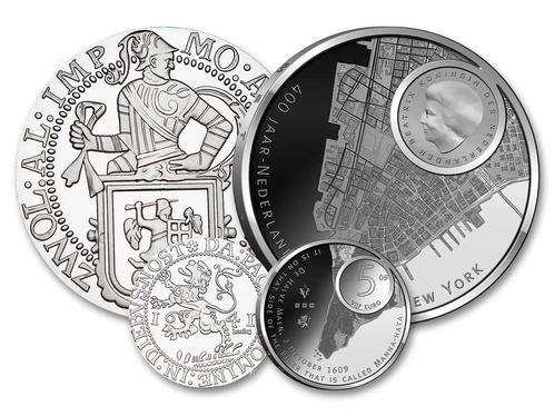 400 jaar New York 1624 - 2024 set, Postzegels en Munten, Penningen en Medailles, Verzenden
