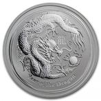 Lunar II - Year of the Dragon - 1/2 oz 2012, Postzegels en Munten, Munten | Oceanië, Zilver, Losse munt, Verzenden
