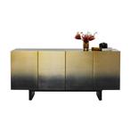*WOONWINKEL* Kare Design Prezioso Dressoir Zwart Goud Staal, Verzenden, Nieuw