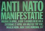 Anti NATO bijeenkomst in Amsterdam (lijst optie, Posters), Verzamelen, Posters, Verzenden, Nieuw, Overige onderwerpen, Met lijst