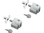 OPLEGSLOT 3012/2 STUKS/EX/WIT/, Verzenden, Nieuw