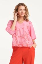 -50% Smashed Lemon  Smashed Lemon 25262 top met bloemenbordu, Kleding | Dames, Blouses en Tunieken, Verzenden, Nieuw