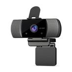 FHD Webcam + Statief  USB 1080P - USB2.0 - Zwart, Computers en Software, Webcams, Nieuw, Verzenden