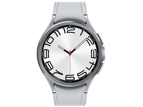 Samsung Galaxy Watch6 Classic, 47mm, Bluetooth + 4G Zilver, Telecommunicatie, Mobiele telefoons | Samsung, Zo goed als nieuw, Verzenden
