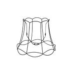 Metalen lampenkap zwart 45/36 - Granny Frame, Huis en Inrichting, Lampen | Lampenkappen, 25 tot 50 cm, Zwart, Rond, Nieuw