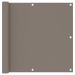 Balkonscherm Taupe | 90x400 cm | Retourdeal: Balkon make-..., Overige materialen, Nieuw, Ophalen of Verzenden, 200 cm of meer