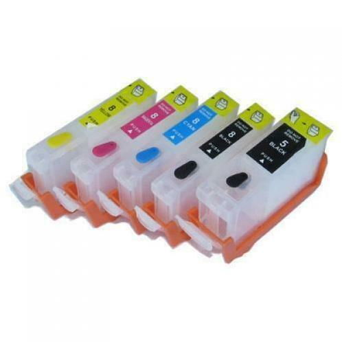 Hervulbare cartridge Canon PGI 5 BK CLI 8 BK C M Y, Computers en Software, Printerbenodigdheden, Nieuw, Ophalen of Verzenden