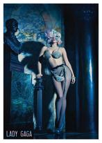 Posters - Poster Lady Gaga - Blauw, Verzamelen, Zo goed als nieuw, Verzenden