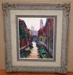 Pascual Bueno Ferrer (1930) - Canal veneciano, Antiek en Kunst