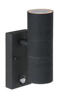 Lucide ARNE LED - buitenlamp zwart koker op en neer, Tuin en Terras, Buitenverlichting, Verzenden, Nieuw, Aluminium, Led