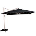Icon zweefparasol 350x350 cm oak mast faded black, Ophalen of Verzenden, Nieuw