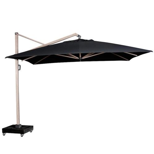 Icon zweefparasol 350x350 cm oak mast faded black, Tuin en Terras, Parasols, Nieuw, Ophalen of Verzenden