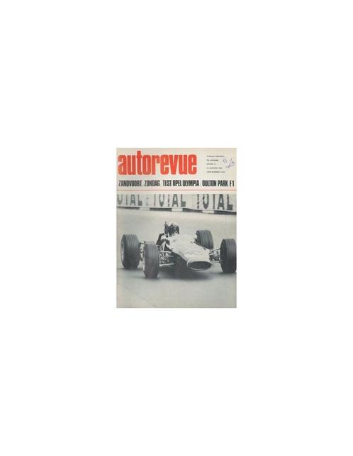 1968 AUTO REVUE MAGAZINE 17 NEDERLANDS, Boeken, Auto's | Folders en Tijdschriften