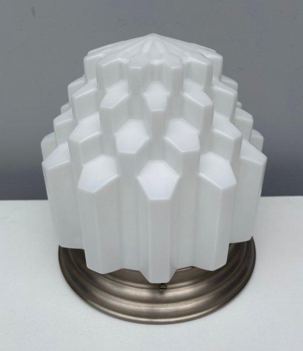 Plafondlamp - Vernikkeld messing - Art Deco Plafonnière, Antiek en Kunst, Antiek | Lampen