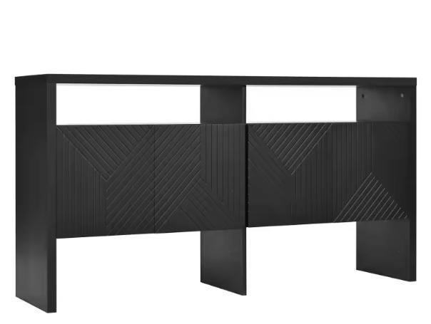 Dressoir 140x75x35 cm – Kast met 4 Deuren en 2 Open Vakken, Huis en Inrichting, Kasten | Buffetkasten, Nieuw, Verzenden