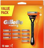 Gillette Fusion5 Houder incl 10 Mesjes, Sieraden, Tassen en Uiterlijk, Uiterlijk | Haarverzorging, Nieuw, Verzenden