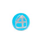 Mijterbutton Turquoise, Diversen, Verzenden, Nieuw