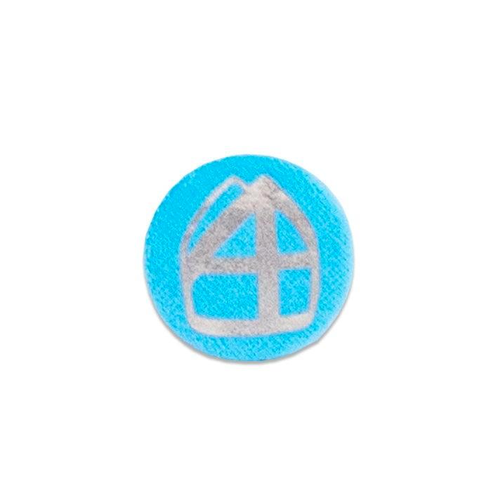 Mijterbutton Turquoise, Diversen, Sinterklaas, Verzenden