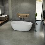 Vrijstaand whirlpool ligbad Silvan acryl glans wit, Verzenden, Nieuw