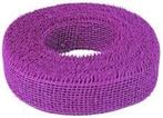 Jute band Lila Paars 5 cm rol 40 meter, Ophalen of Verzenden, Nieuw