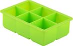 Dotz - Silicone ijsblokjesvorm - Kubus - Groen - 4,8x4,8x4,8, Nieuw, Verzenden