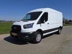 Ford Transit 350 2.0 TDCI L3 H2 Trend, Auto's, Bestelauto's, Stof, Gebruikt, Wit, Ford