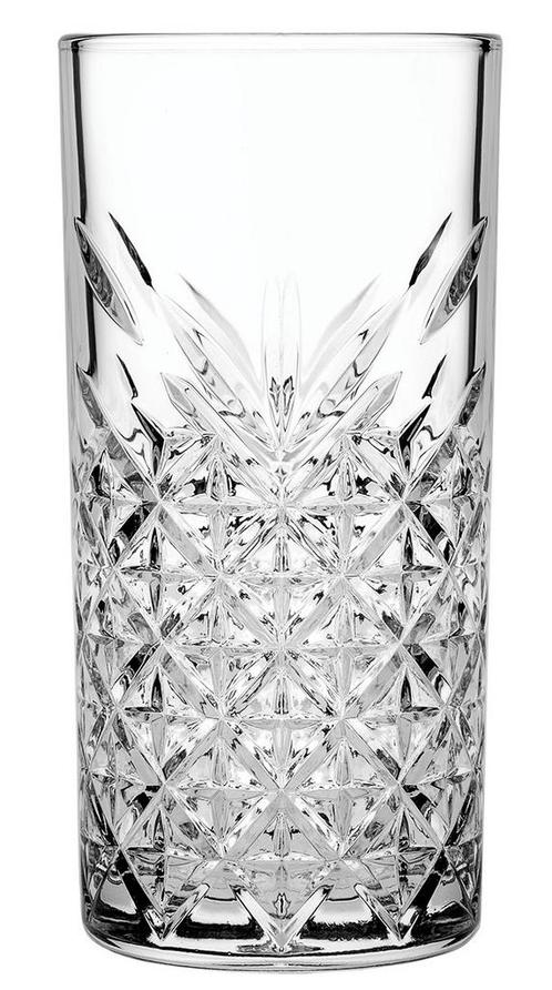 GGM Gastro | (12 stuks) Longdrinkglas - TIMELESS - 450 ml |, Huis en Inrichting, Keuken | Servies, Effen, Nieuw, Glas of Glazen