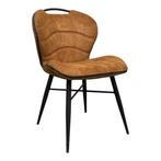 MX Sofa Eetkamerstoel Talent | Cognac | Microvezel stof, Huis en Inrichting, Stoelen, Ophalen, Nieuw, Industrieel