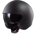 LS2 OF599 Spitfire II Solid Mat Zwart Jethelm, Motoren, Verzenden, Jethelm, XXL, Nieuw met kaartje