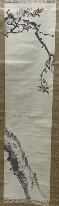 Kersenbloesemtak (Sakura) met Tomobako Box - Zijde -, Antiek en Kunst, Antiek | Overige Antiek