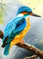 Urszula Lemaska (XX-XXI) - Kingfisher, Antiek en Kunst
