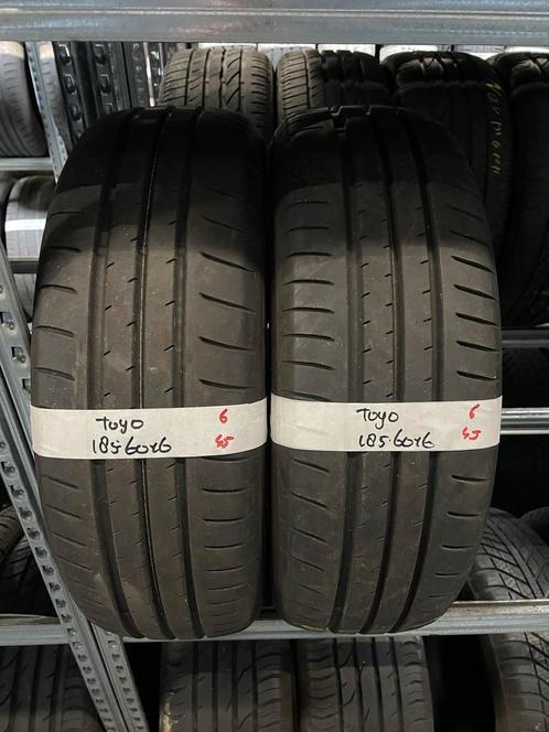185-60-16 Toyo Zomerbanden 6mm Incl Montage 185 60 16, Auto-onderdelen, Banden en Velgen, 16 inch, Zomerbanden, 185 mm, Personenwagen