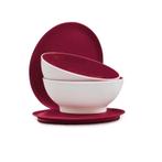 Tupperware 2 Allegra Kommen 275 ml, Huis en Inrichting, Keuken | Tupperware, Ophalen of Verzenden, Nieuw, Rood