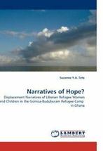 Narratives of Hope.by Tete, Y.A. New   ., Zo goed als nieuw, Suzanne Y a Tete, Verzenden